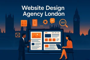 Best website design agency in London UK showcasing modern responsive websites